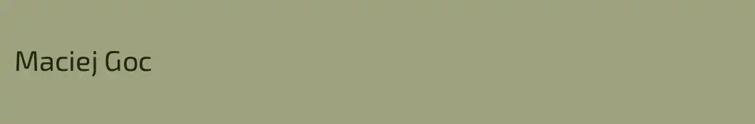 Maciej Goc